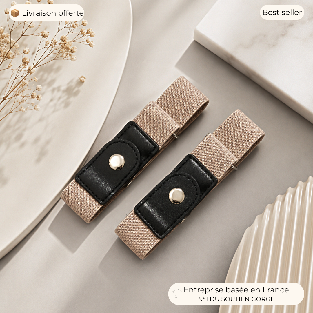 Ceinture élastique qui libère votre ventre