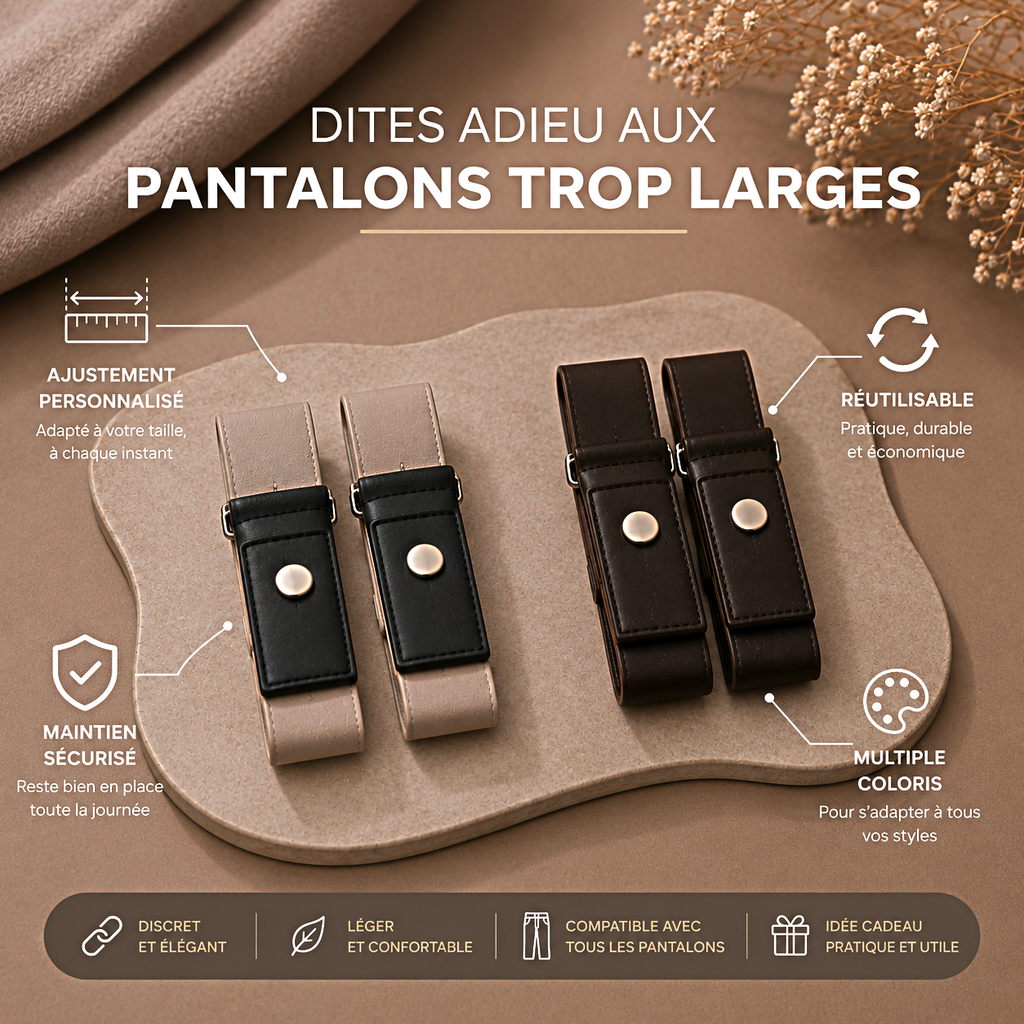 Ceinture élastique qui libère votre ventre